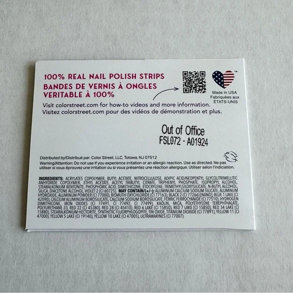 *Exclusive* Color Street: Out of Office | Floral Black Clear Overlay Summer - Picture 4 of 15